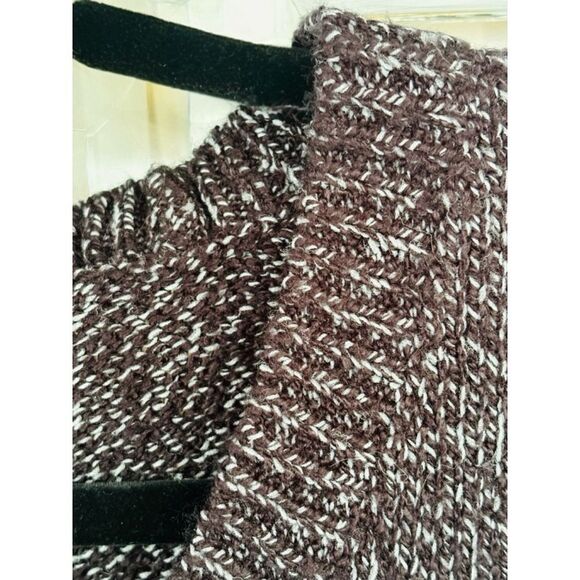 Karen Scott Women’s Small Black Knit V-Neck 3/4 Sleeved Woven Pullover Sweater - Picture 8 of 12